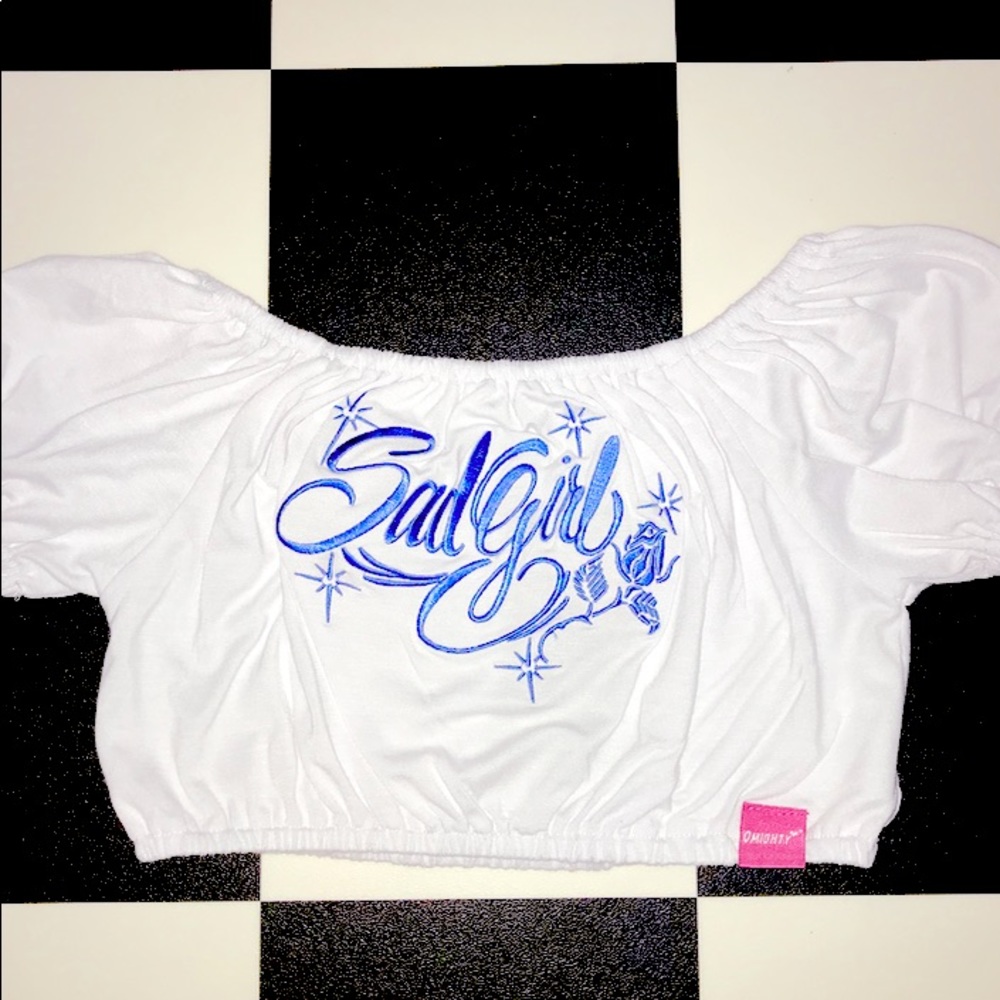 O’mighty sad girl bardot top